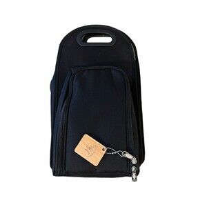 Wine Picnic Tote Insulated Set w Glasses Opener Napkins Cork New Gift New